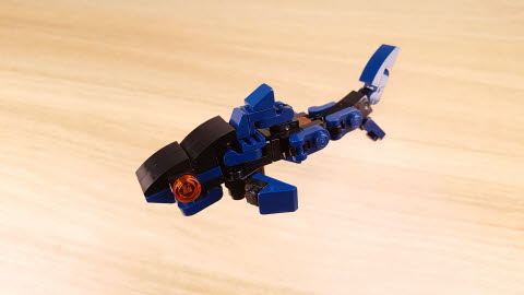 Micro shark type transformer robot - Shark Knight
 3 - transformation,transformer,LEGO transformer