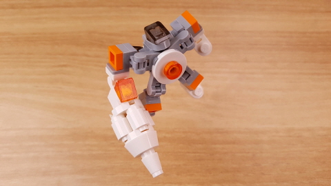 Micro space rocket type transformer robot - Rocket X
 1 - transformation,transformer,LEGO transformer