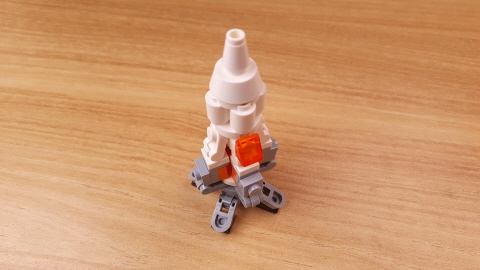 Micro space rocket type transformer robot - Rocket X
 4 - transformation,transformer,LEGO transformer