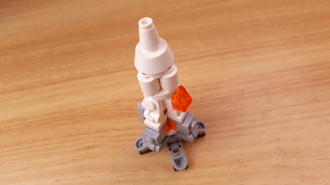 Micro space rocket type transformer robot - Rocket X
 5 - transformation,transformer,LEGO transformer