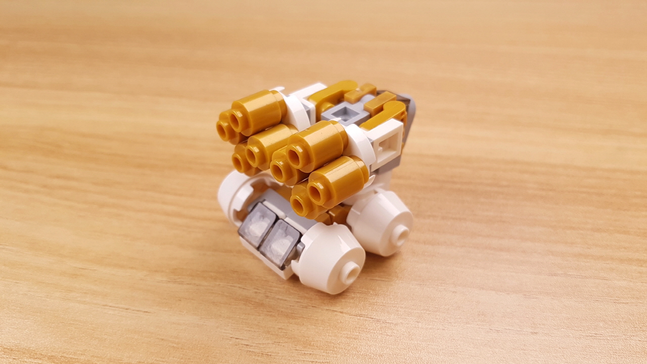 Micro anti-aircraft gun transformer mech - Panzer X
 4 - transformation,transformer,LEGO transformer