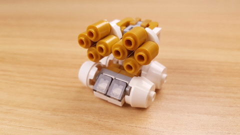 Micro anti-aircraft gun transformer mech - Panzer X
 4 - transformation,transformer,LEGO transformer