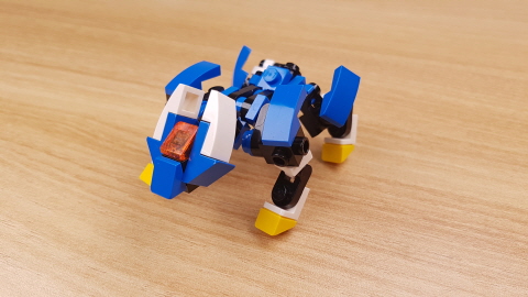 Micro wolf type transformer mech - Thunder Wolf
 1 - transformation,transformer,LEGO transformer