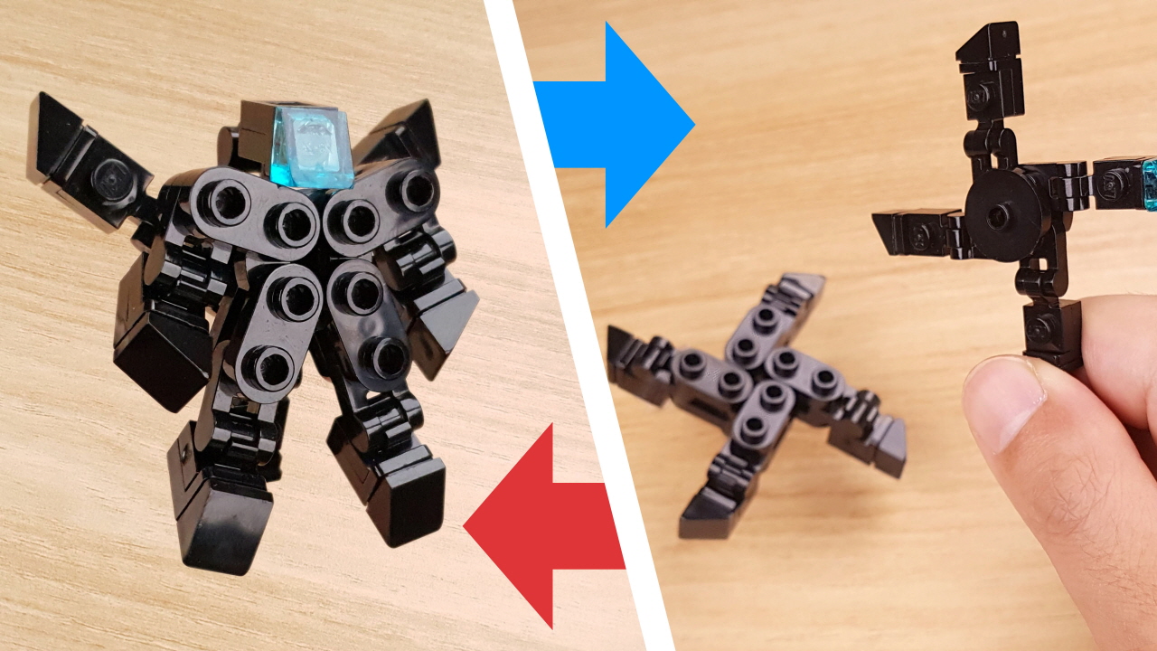 Micro ninja shuriken transformer mech - Ninja DX
 0 - transformation,transformer,LEGO transformer