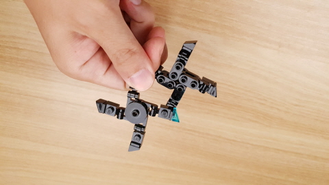 Micro ninja shuriken transformer mech - Ninja DX
 1 - transformation,transformer,LEGO transformer