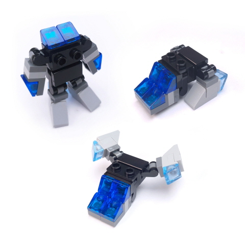 Blue eyes - Triple Changer Transformer Robot
 3 - transformation,transformer,LEGO transformer