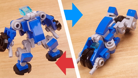 Micro motor cycle type transformer mech - Motor Chrome
 3 - transformation,transformer,LEGO transformer