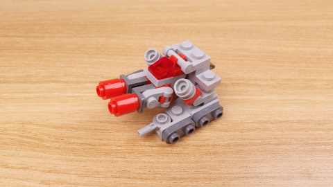 Micro quadruple changer transformer mech - Megaquad
 3 - transformation,transformer,LEGO transformer