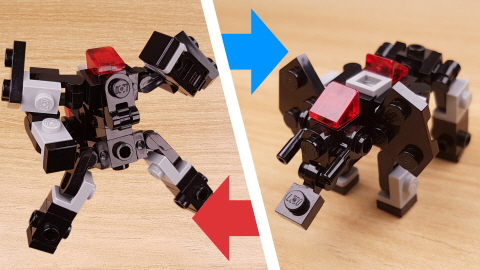 Micro elephant transformer mech - EL Kaiser
 3 - transformation,transformer,LEGO transformer