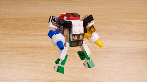 Micro 5 vehicles combiner robot 'Mega Fighter'(similar to Power Ranger's Megazord)
 3 - transformation,transformer,LEGO transformer