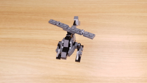 Micro helicopter transformer mech - Super Kick
 4 - transformation,transformer,LEGO transformer