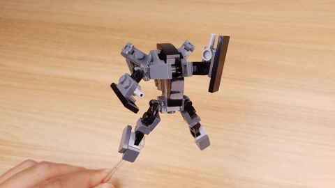 Micro helicopter transformer mech - Super Kick
 1 - transformation,transformer,LEGO transformer