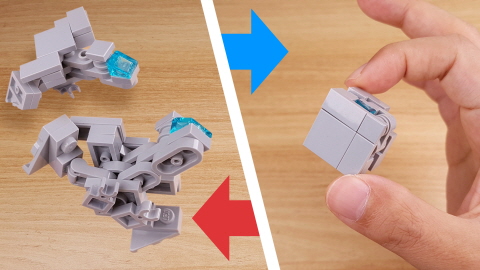 Micro cube type transformer mech - Cubird
 4 - transformation,transformer,LEGO transformer