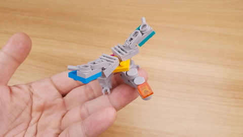 Micro cube type short tail dragon combiner transformer mech - Curagon
 3 - transformation,transformer,LEGO transformer