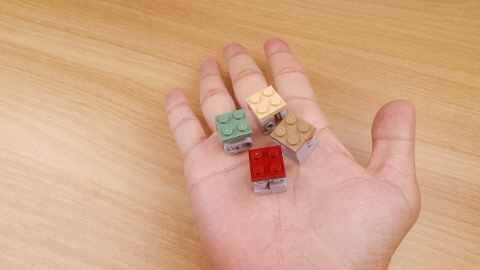 Micro brick easy to build 2x2 cube transformer mech - Cubiskhan
 1 - transformation,transformer,LEGO transformer