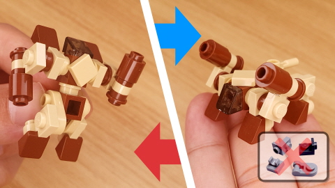 Micro brick easy to build Liger transformer mech - Laizen
