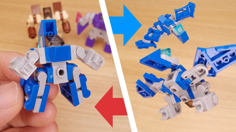 Micro brick Pteranodon transformer mech - BigFoot
