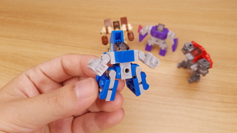 Micro brick Pteranodon transformer mech - BigFoot
 2 - transformation,transformer,LEGO transformer