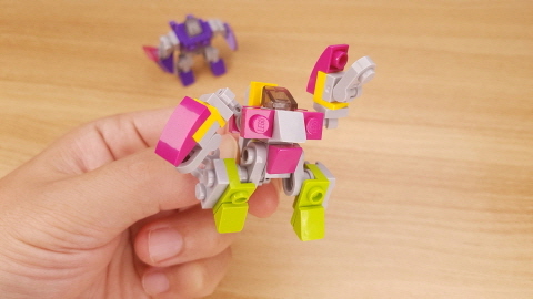 Micro brick Scorpion transformer mech - Scorpong
 2 - transformation,transformer,LEGO transformer