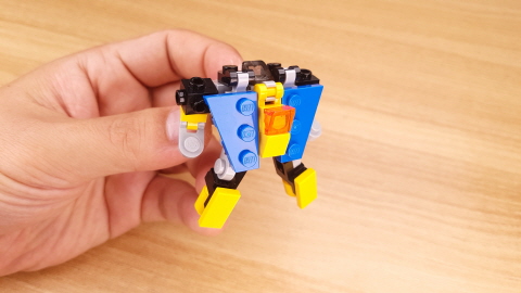 Micro brick Pteranodon transformer mech - Heavy Wings
 3 - transformation,transformer,LEGO transformer