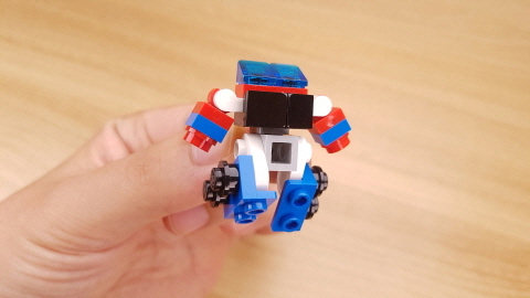 Micro brick trailer truck transformer mech - Trailer Boy
 2 - transformation,transformer,LEGO transformer