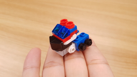 Micro brick trailer truck transformer mech - Trailer Boy
 1 - transformation,transformer,LEGO transformer