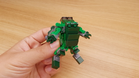 Micro brick crocodile transformer mech - Crocky
 2 - transformation,transformer,LEGO transformer