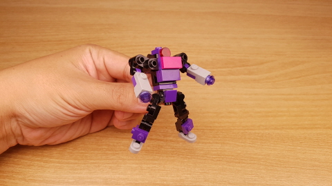 Micro brick transformer mech - Double Shot (similar to Shockwave)
 2 - transformation,transformer,LEGO transformer