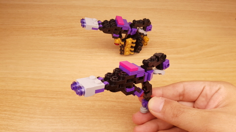 Micro brick transformer mech - Double Shot (similar to Shockwave)
 1 - transformation,transformer,LEGO transformer