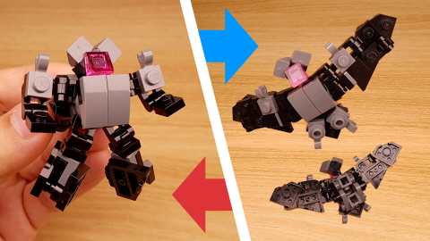 Micro brick transformer mech - Cave Keeper
