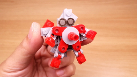 Micro brick Spinning Top transformer mech - Spinny Boom
 2 - transformation,transformer,LEGO transformer