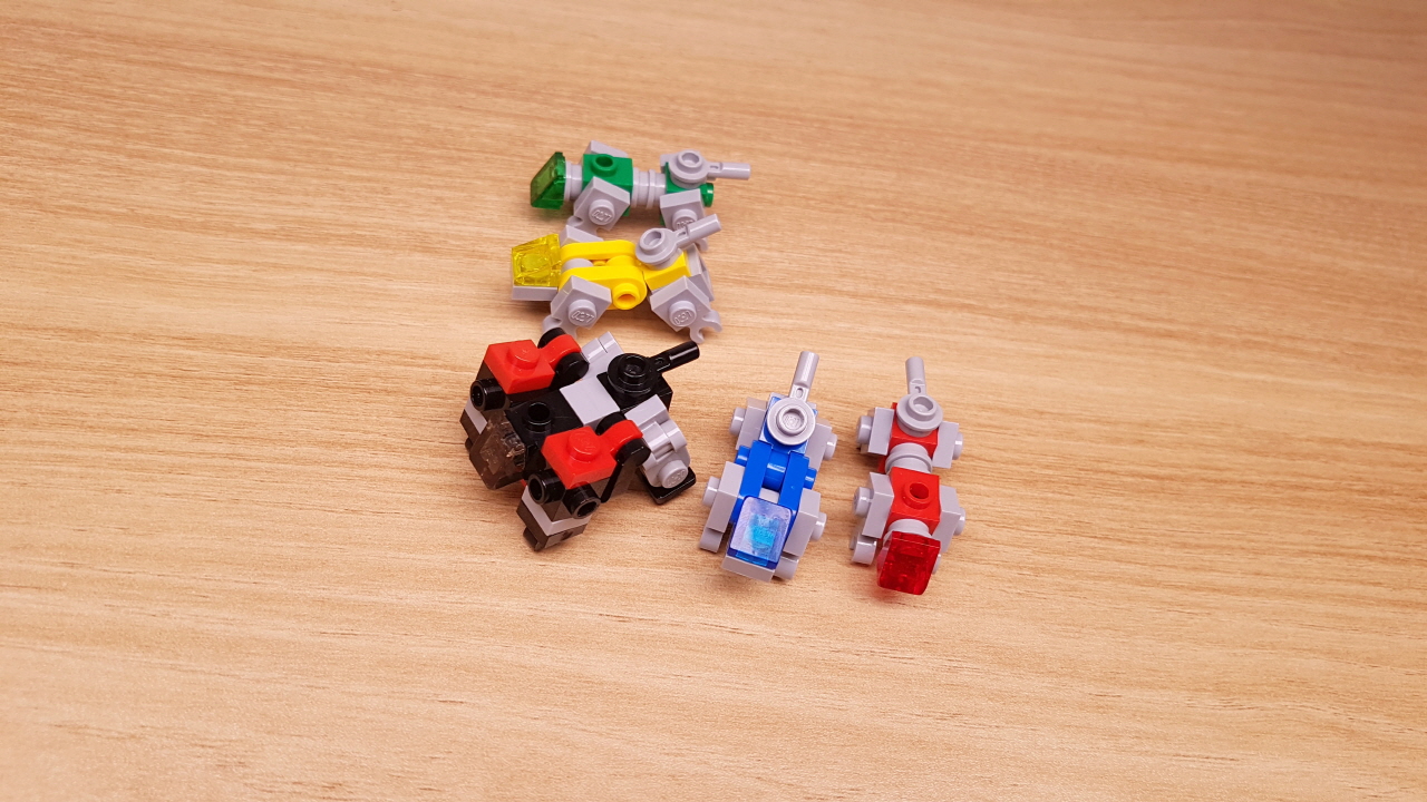 Micro LEGO brick Lion combiners transformer mech - Lion V
 2 - transformation,transformer,LEGO transformer