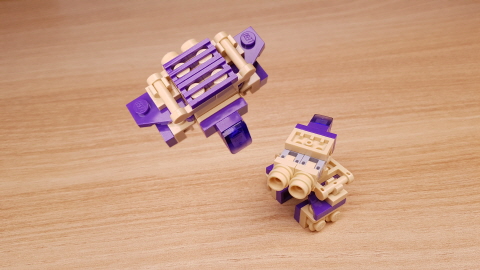 Micro LEGO brick Triple Changer transformer mech - Wing Tank
 1 - transformation,transformer,LEGO transformer