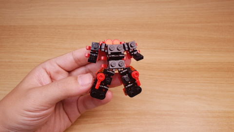 Micro LEGO brick Centipede transformer mech - Centy
 2 - transformation,transformer,LEGO transformer