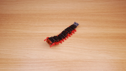 Micro LEGO brick Centipede transformer mech - Centy
 1 - transformation,transformer,LEGO transformer