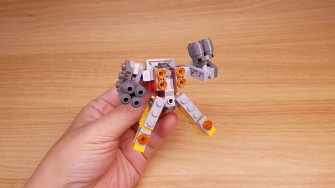 Micro LEGO brick combiner transformer mech - Grayman
 2 - transformation,transformer,LEGO transformer