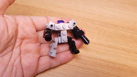 Micro LEGO brick gun transformer mech - Gunman 38
 2 - transformation,transformer,LEGO transformer