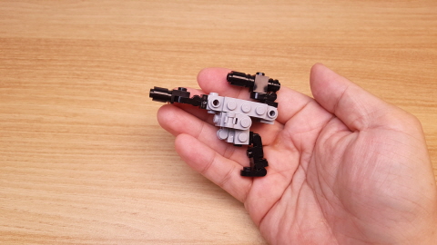 Micro LEGO brick gun transformer mech - Gunman 38
 1 - transformation,transformer,LEGO transformer