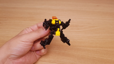 Micro LEGO brick hornet / bee transformer mech - Death Hornet
 6 - transformation,transformer,LEGO transformer