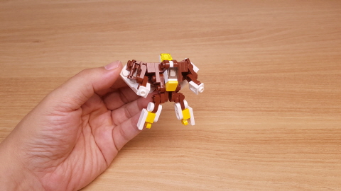 Micro LEGO brick eagle transformer mech - Eagle Fighter (similar to SilverBolt)
 2 - transformation,transformer,LEGO transformer