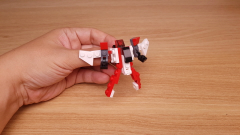 Micro LEGO brick fighterjet transformer mech - Thunder Jet
 2 - transformation,transformer,LEGO transformer