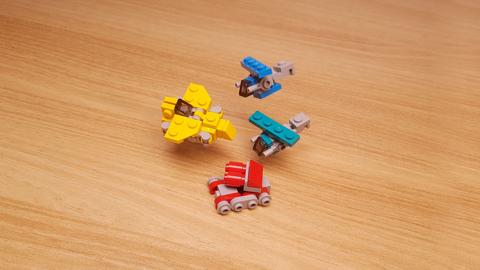 Micro LEGO brick combiner transformer mech - Warbot
 1 - transformation,transformer,LEGO transformer