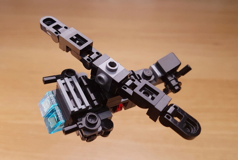 Combat Heli - Helicopter Transformer Robot (similar with Grinder)
 1 - transformation,transformer,LEGO transformer