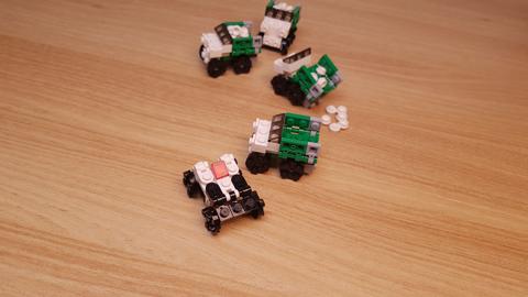 Micro LEGO brick combiner transformer mech - TwoBot
 1 - transformation,transformer,LEGO transformer