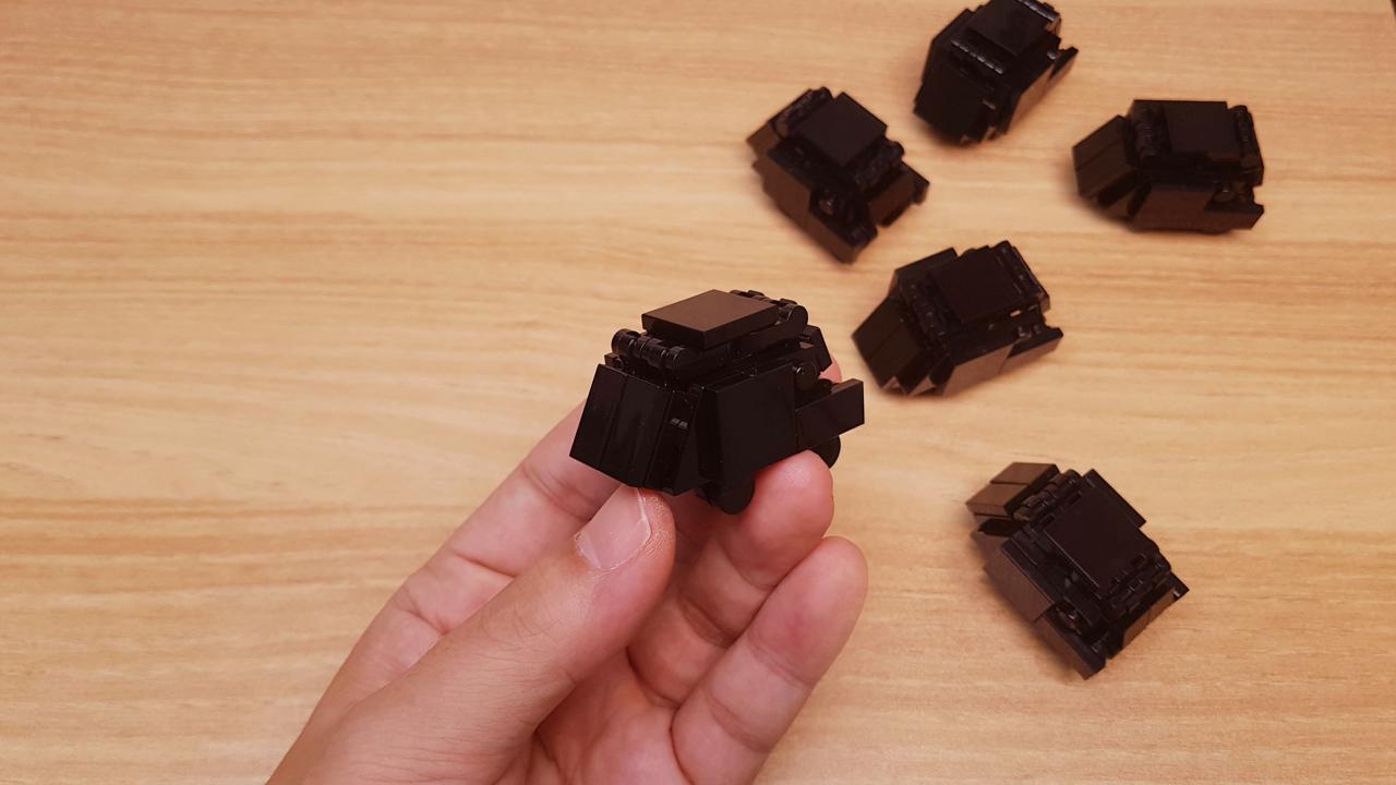 Micro LEGO brick transformer mech - NAW-5
 2 - transformation,transformer,LEGO transformer