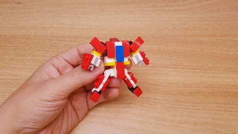 Micro LEGO brick transformer mech - Giant Head
 2 - transformation,transformer,LEGO transformer