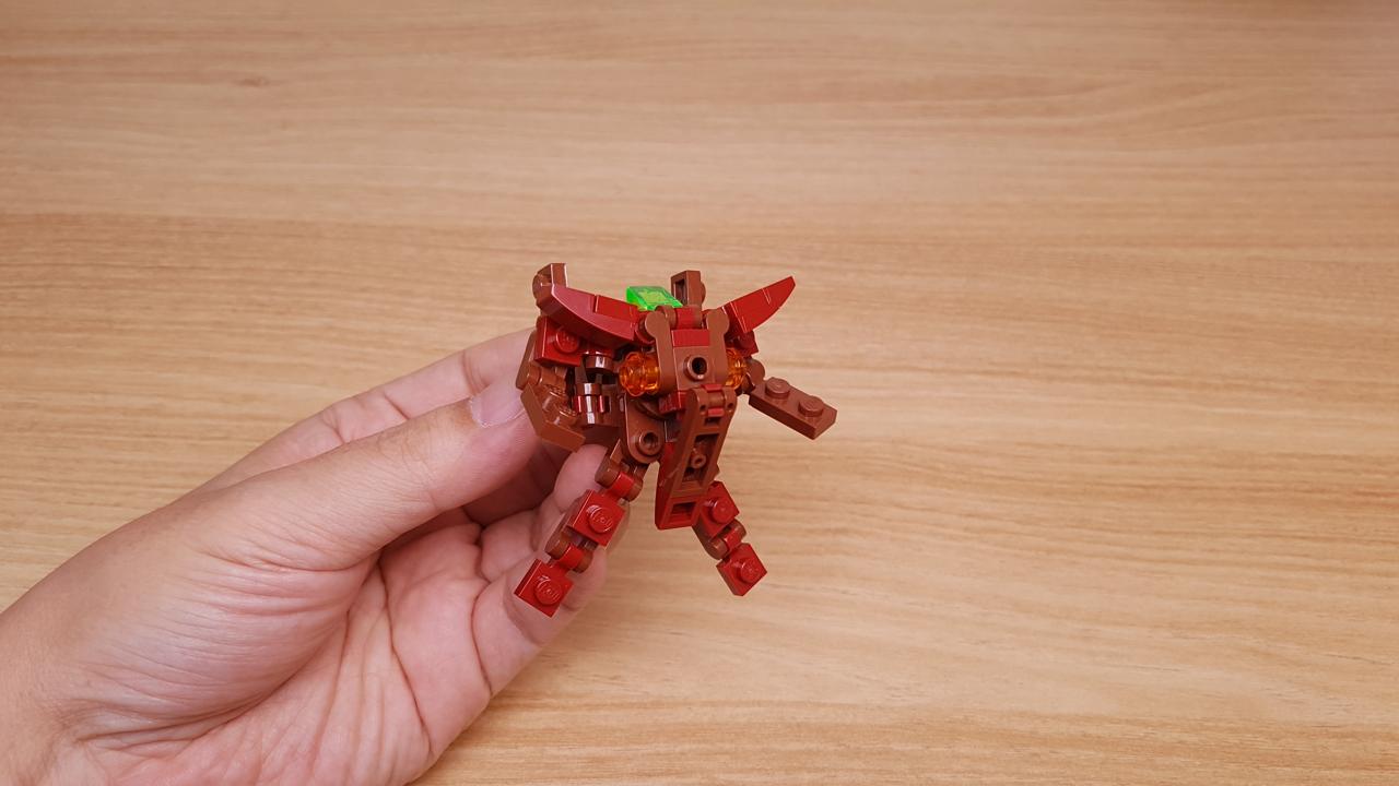 Micro LEGO brick Octopus transformer mech - Red Shadow
 1 - transformation,transformer,LEGO transformer