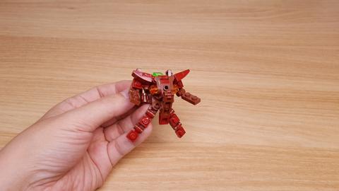 Micro LEGO brick Octopus transformer mech - Red Shadow
 1 - transformation,transformer,LEGO transformer