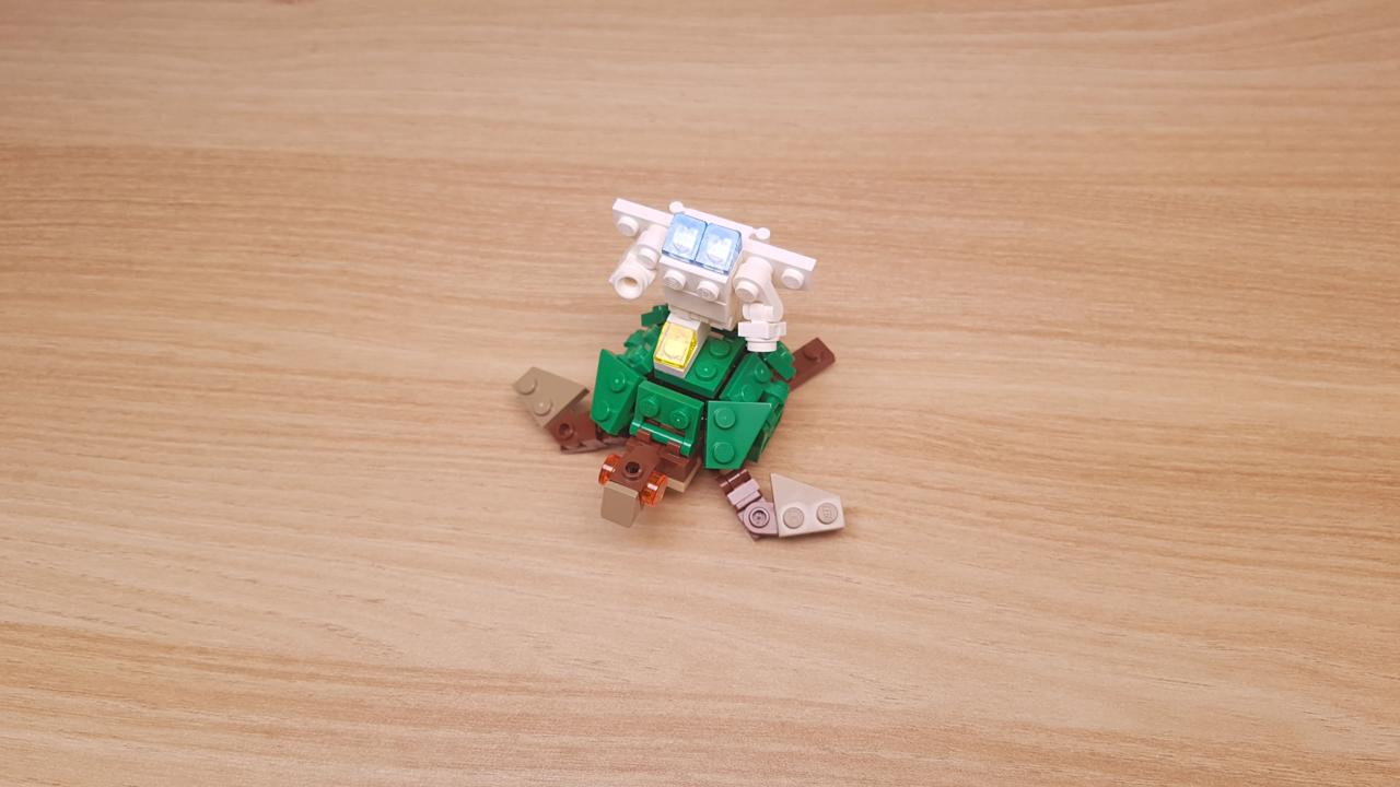 Micro LEGO brick bird, sea turtle trimple transformer mech - Birtler
 3 - transformation,transformer,LEGO transformer