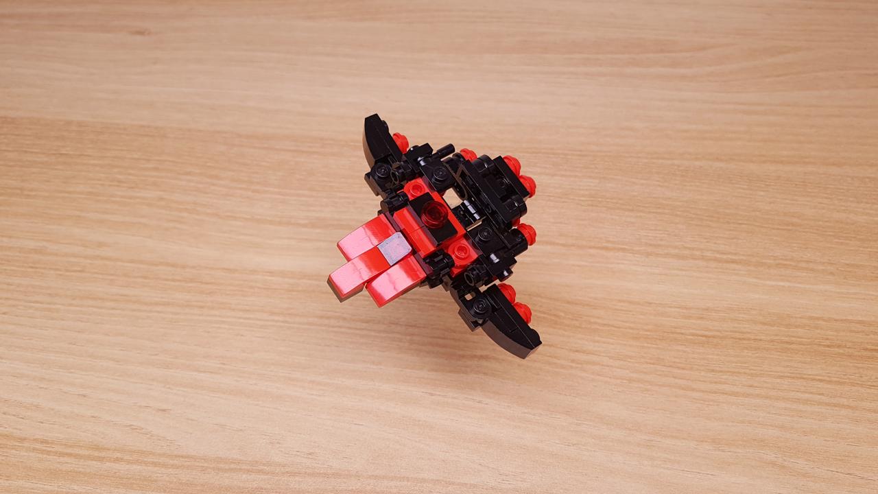 Micro LEGO brick fighterjet transformer mech - RedDot
 1 - transformation,transformer,LEGO transformer